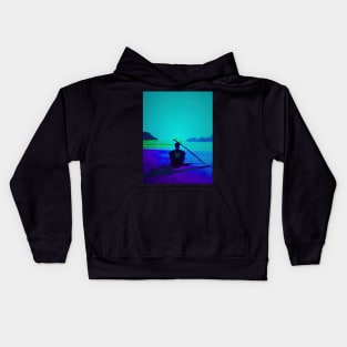 Green Surf Kids Hoodie